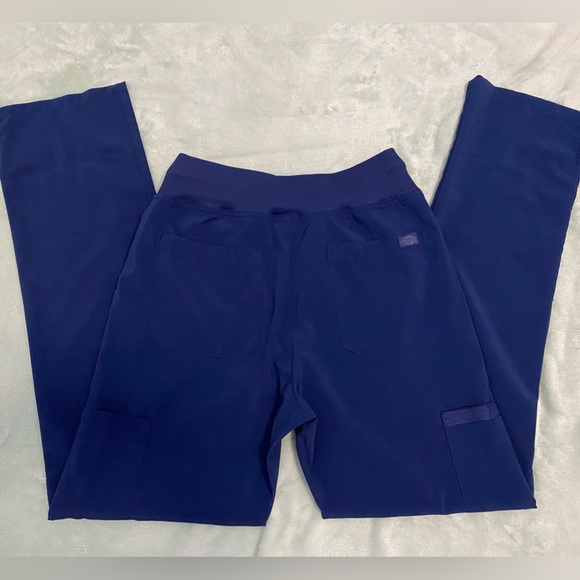 Dickies size XS scrub pants in navy blue - Picture 3 of 4